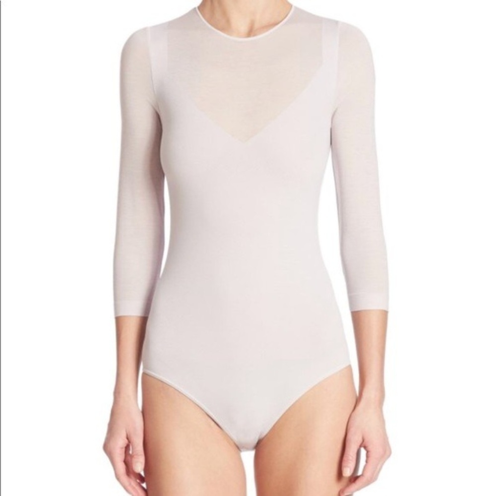 Wolford Opaque Bodysuit Light Lilac New with Tags